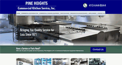 Desktop Screenshot of pine-heightsinc.com