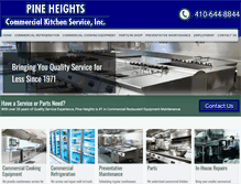 Tablet Screenshot of pine-heightsinc.com